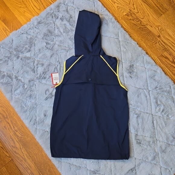 Hunter Navy/Yellow Lightweight Full Zip Vest, Unisex Kids Large, NWT - Picture 11 of 11